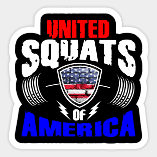 United Squats Of America Sticker